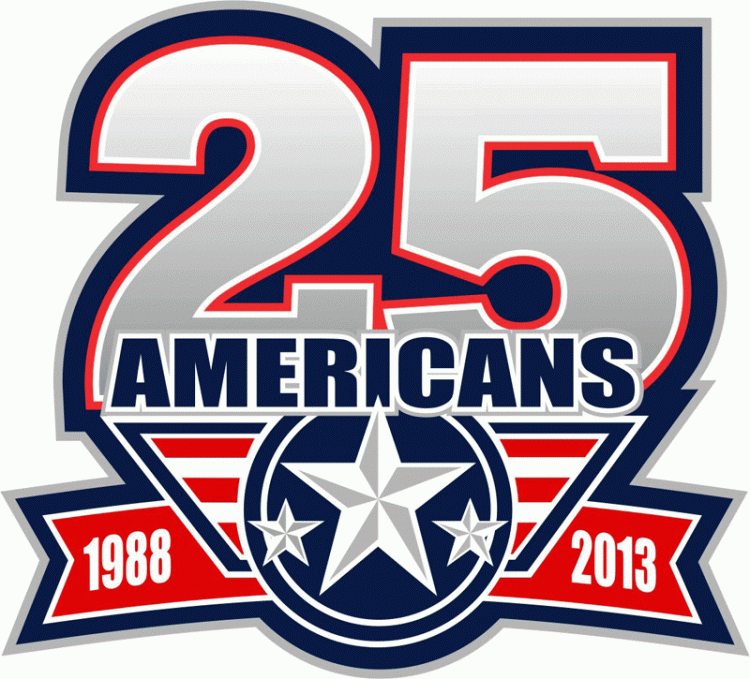 tri-city americans 2013 anniversary logo iron on transfers for T-shirts